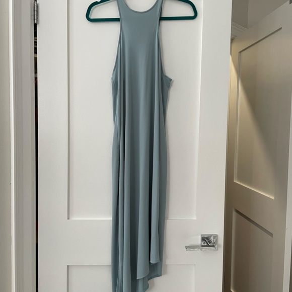 Zara ASYMMETRIC TUNIC DRESS Light blue - Picture 2 of 3